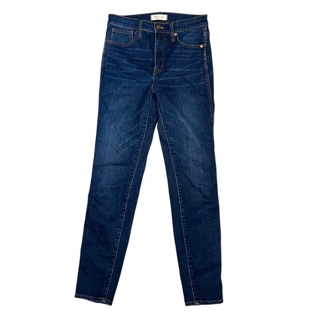 Madewell Dark Indigo Skinny Jeans casual everyday fitted women’s size 27